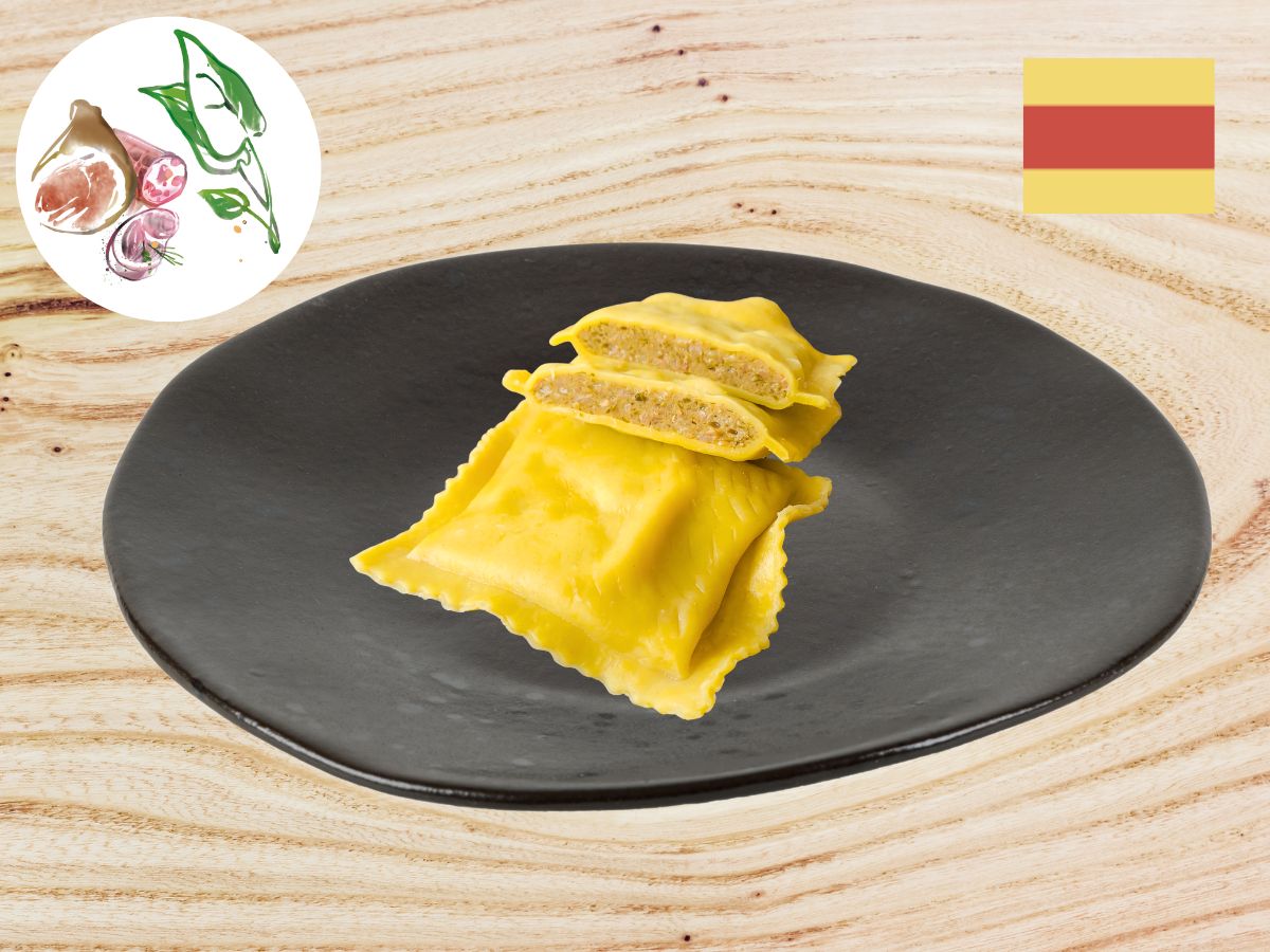 Frische badische Maultaschen mit Fleisch- &amp; Spinat-Füllung, 500g