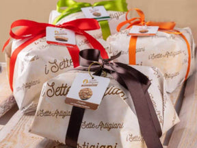 Fruchtiger Panettone mit kandierter Aprikose & Pfirsichstücken, 750g