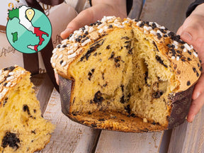 Leckerer Panettone mit feiner Zartbitterschokolade, handgemacht, 750g