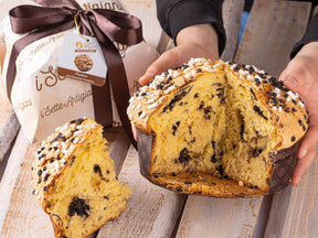 Leckerer Panettone mit feiner Zartbitterschokolade, handgemacht, 750g