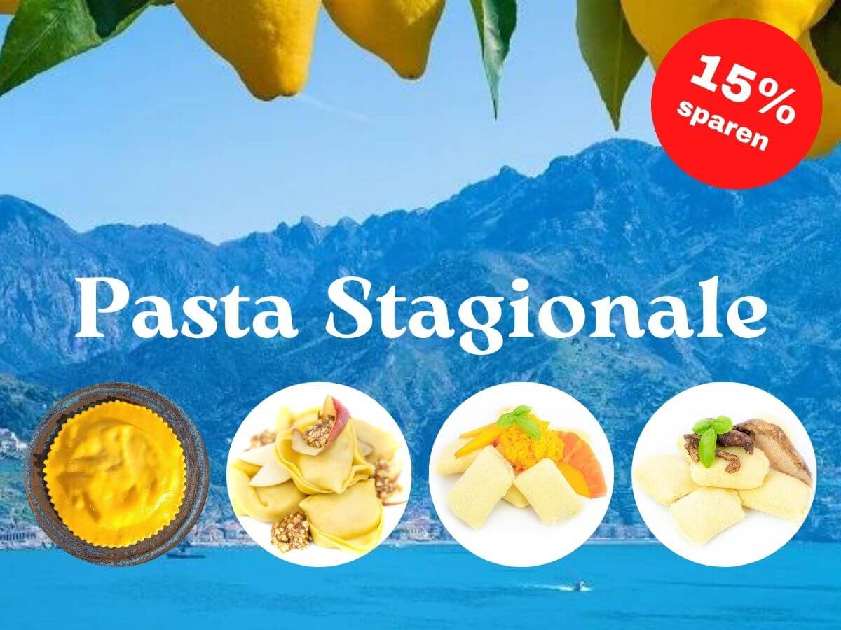 "Pasta Stagionale" - 4x 500g Saison-Pasta probieren!