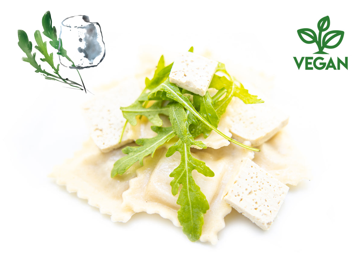 Agnolotti mit Rucola & BIO-Tofu (VEGAN)